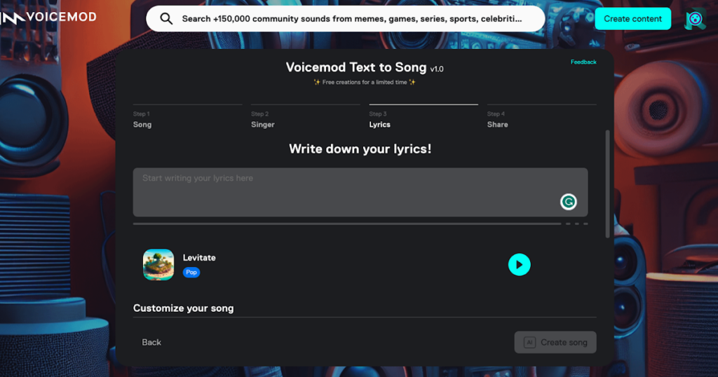 Using AI to Create Songs to Showcase Learning