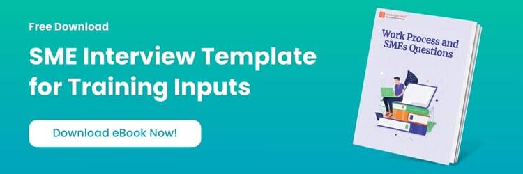 SME Interview Template for Training Inputs