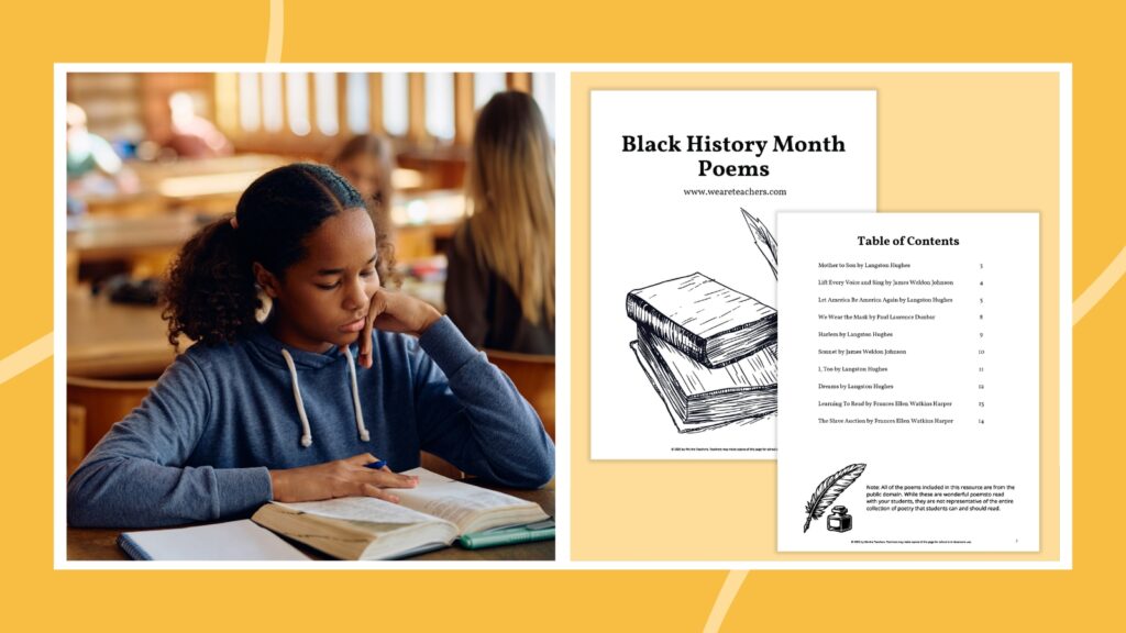 49 Powerful Black History Month Poems for Kids of All Ages (Plus Free Printable) Girl in Desk