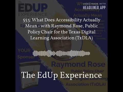 e-Learning Evangelist: A Podcast: What is True Accessibility