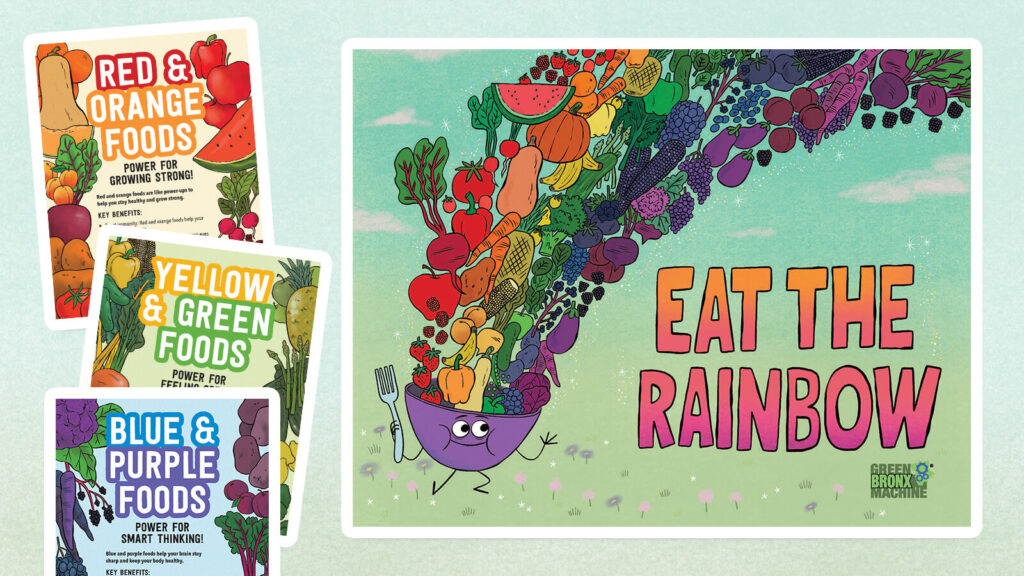 Eat the Rainbow Mini Poster Series
