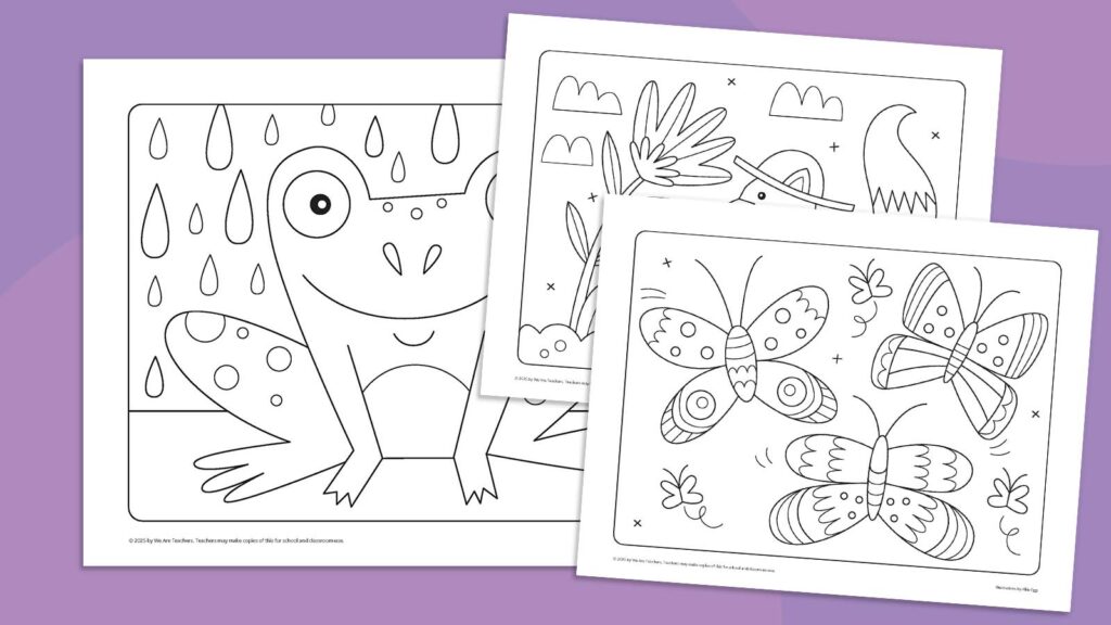 Spring Coloring Pages