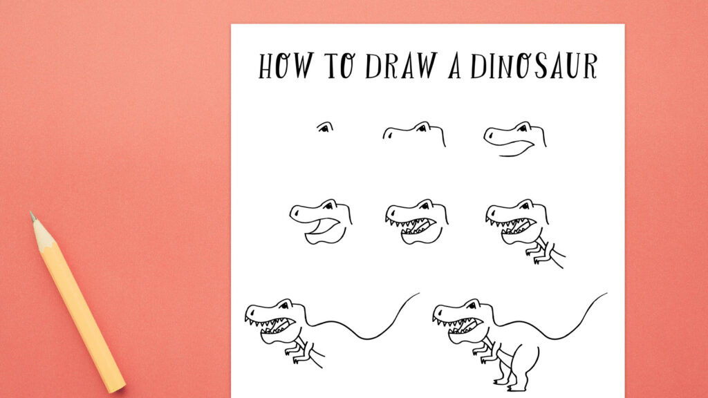 How to Draw a Dinosaur Feature