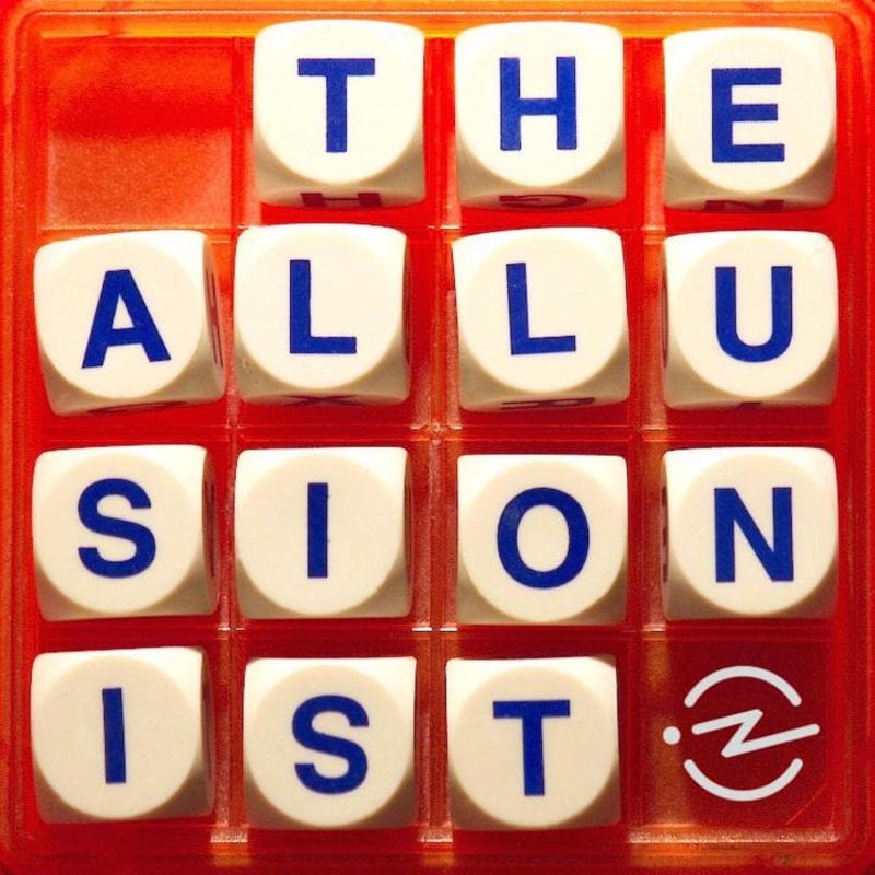 Logo for The Allusionist podcast