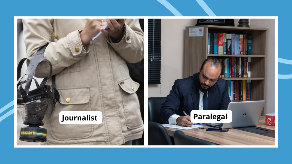 writing careers journalist and paralegal