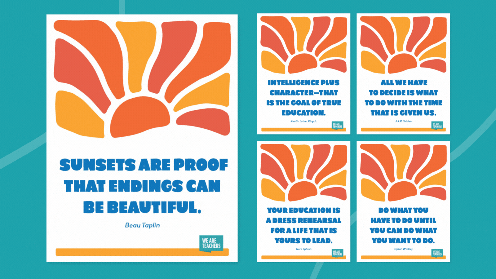 end of year posters
