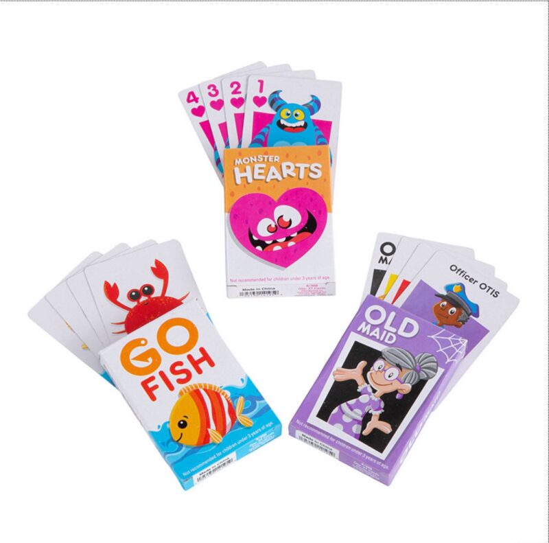 Card Games Card games: Go Fish, Monster Hearts, Old Maid as an example of inexpensive gift ideas for students