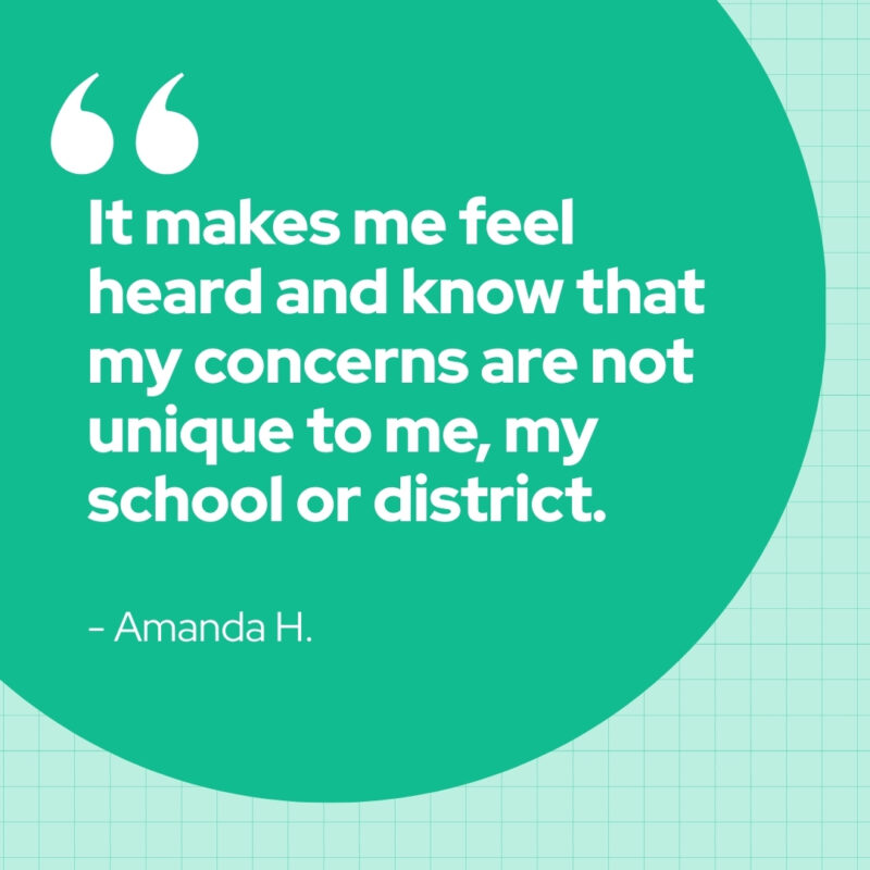The Teacher Tapp App Changed The Way I Think About Teaching Quote from a teacher about the Teacher Tapp app and how it makes her feel connected to other teachers