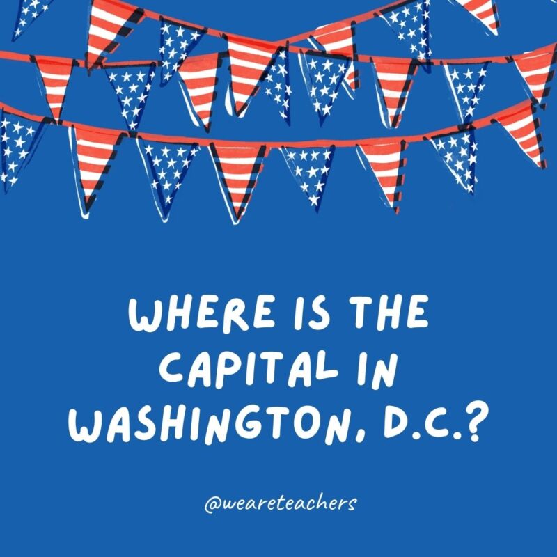Where is the capital in Washington, D.C.? Where is the capital in Washington, D.C.?