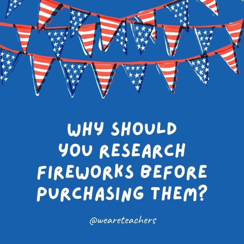Why should you research fireworks before purchasing them? Why should you research fireworks before purchasing them?