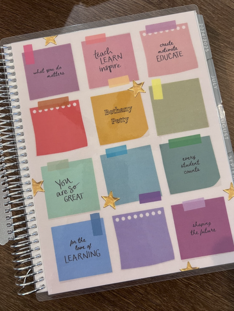 Erin Condren Review Erin Condren planner as an example of best teacher planner