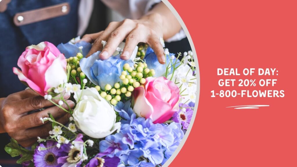 Deal of Day: Get 20% off 1-800-Flowers