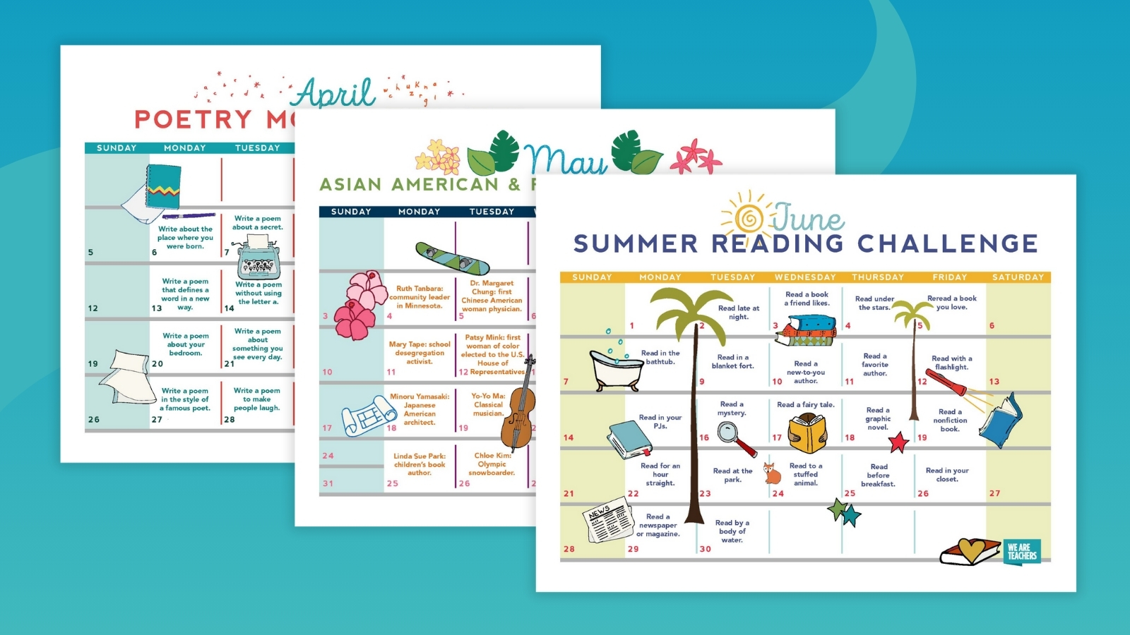 Asian-American Heroes, a Summer Reading Challenge, and a Summer Relaxation Bucket List Asian-American Heroes, a Summer Reading Challenge, and a Summer Relaxation Bucket List