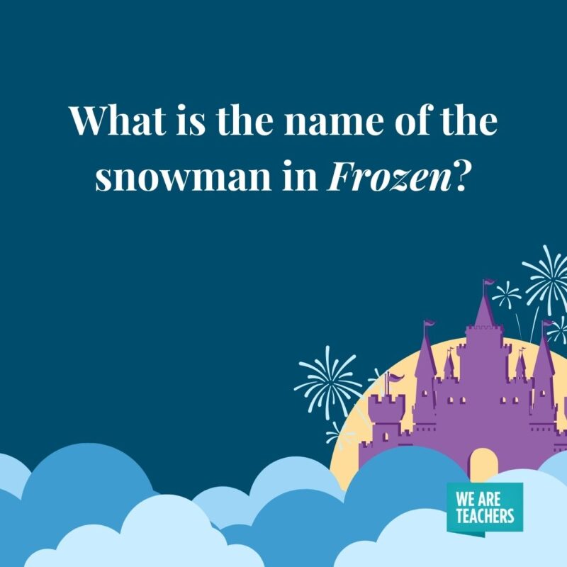 What is the name of the snowman in Frozen? What is the name of the snowman in Frozen?