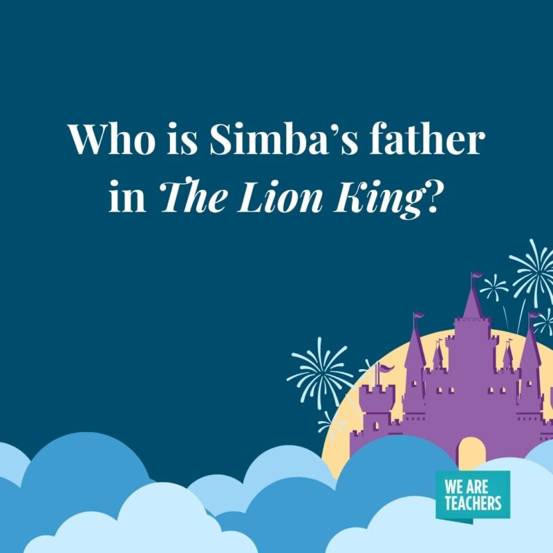 Who is Simba’s father in The Lion King? Who is Simba’s father in The Lion King?- disney trivia questions