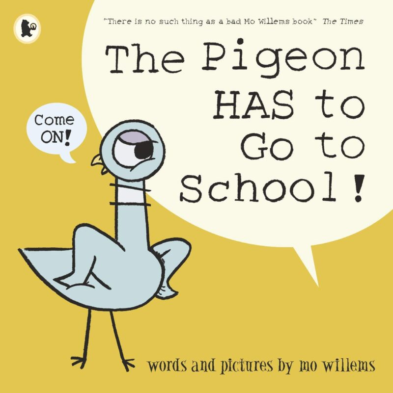 the-pigeon-has-to-go-to-school The Pigeon Has to Go to School children's book as an example of back to school books
