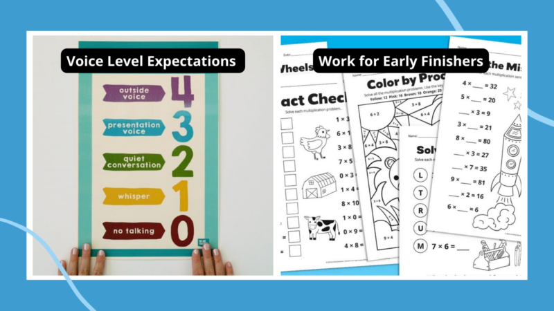 Must teach routines for the classroom