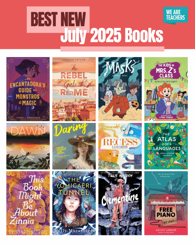 Best New Books in July 2025 for Kids, Teens, and Teachers