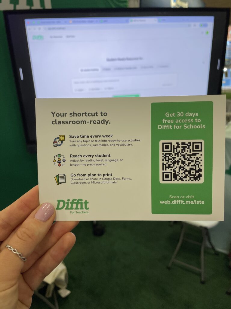 Diffit ISTE and ASCD 2025