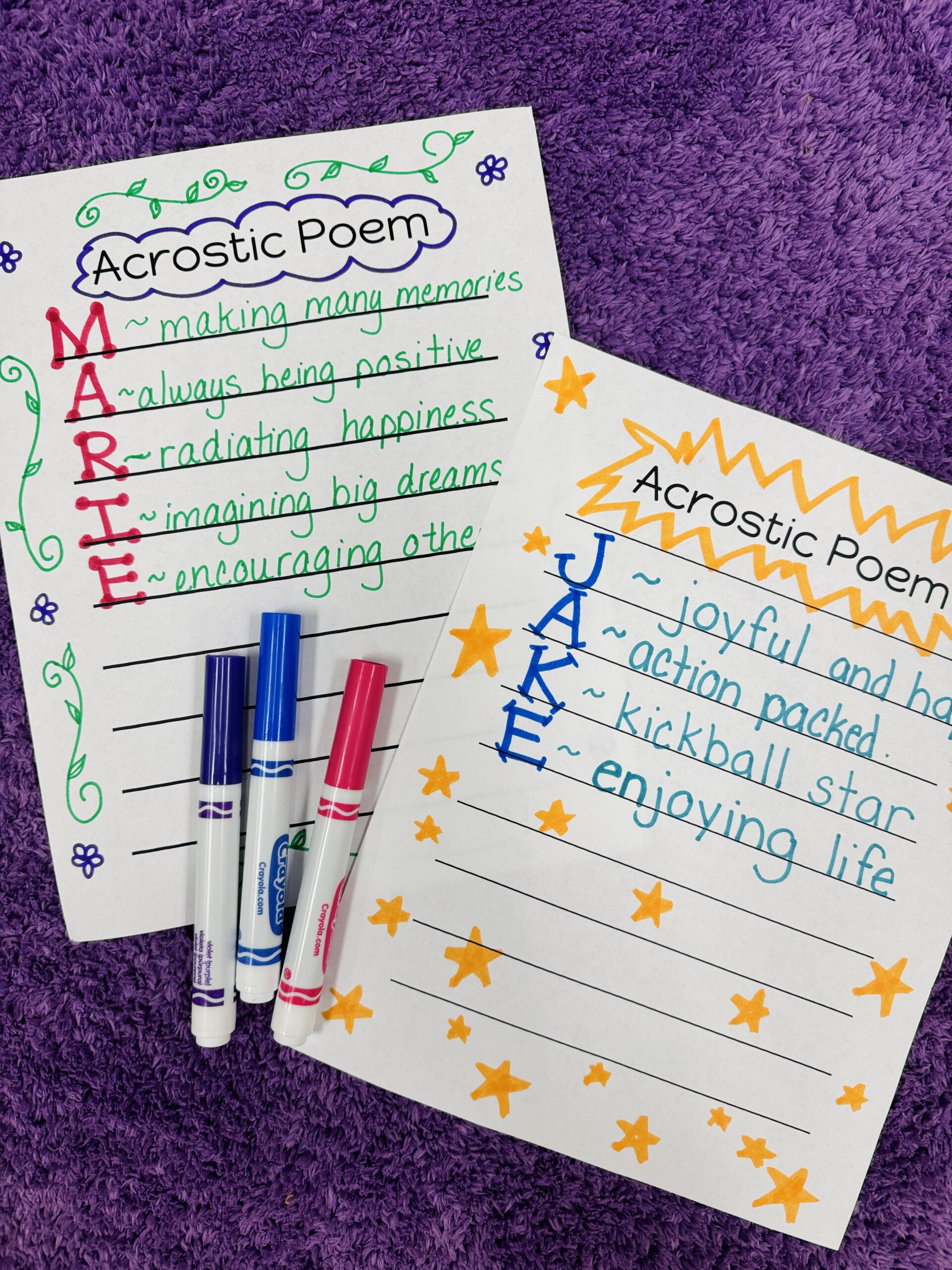 acrostic-poem Name Acrostic Poems