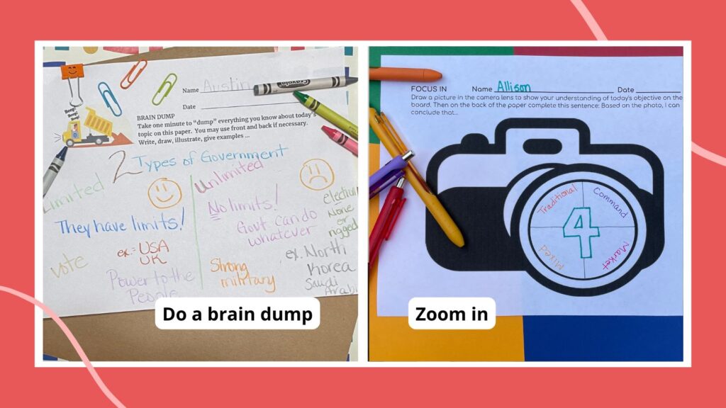 exit tickets feature