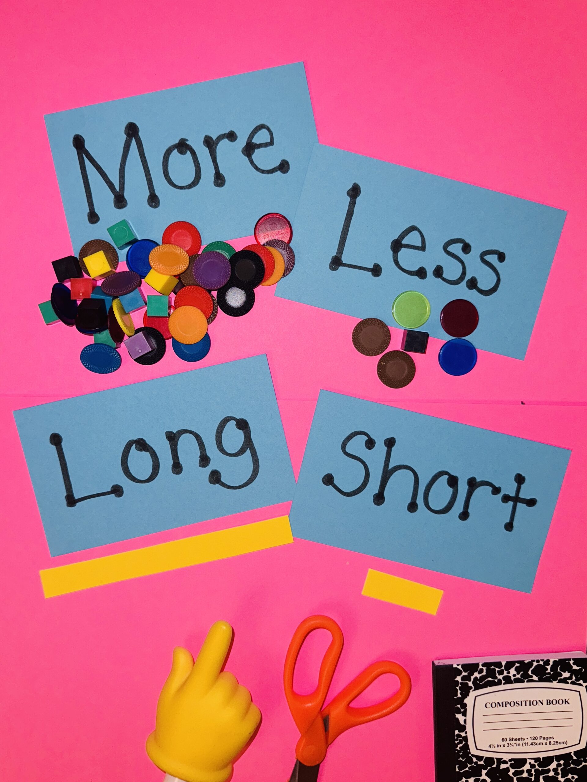 VocabCards Measurement Vocabulary Cards