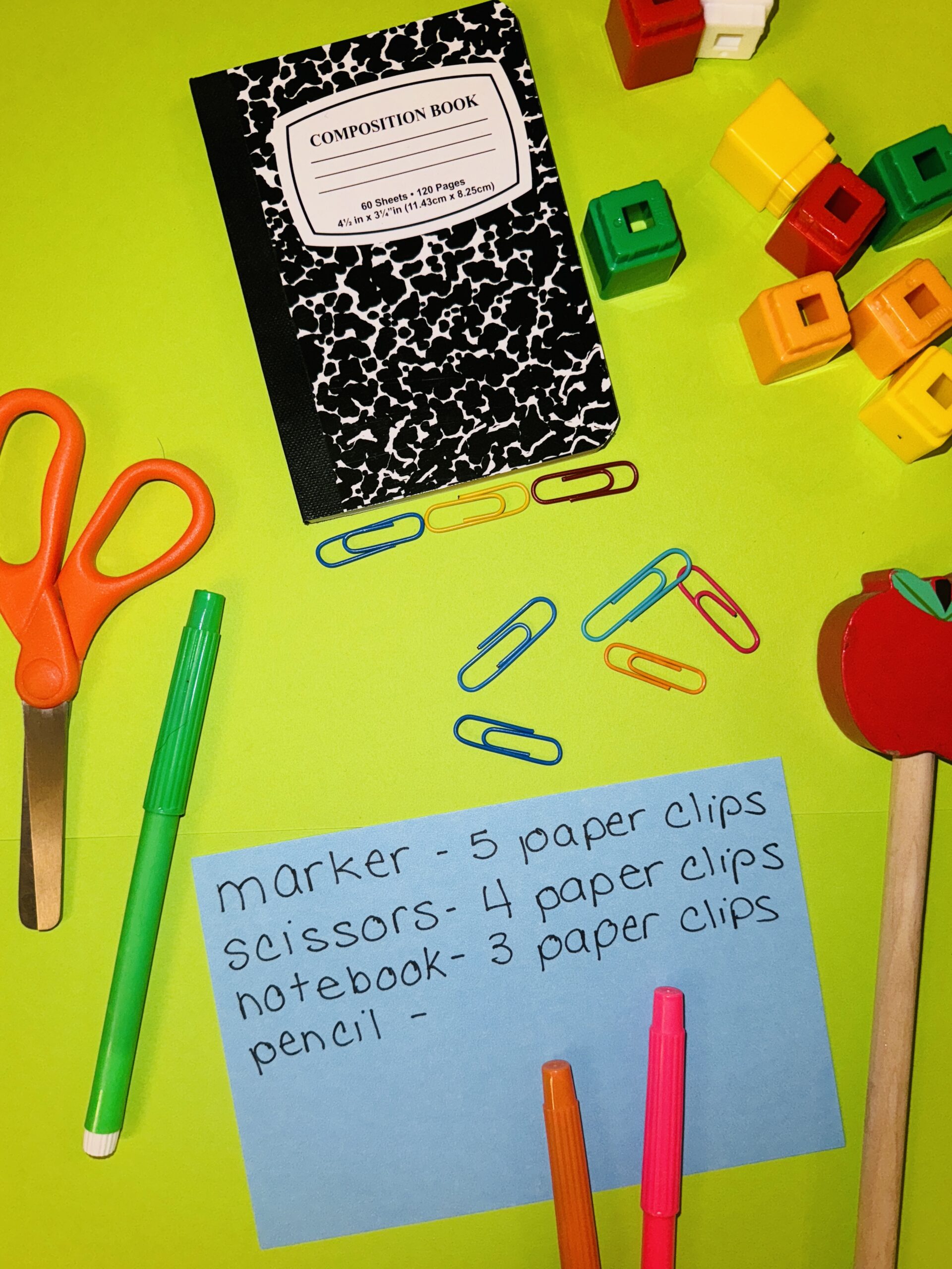 Measuring objects with paper clips Measuring objects with paper clips