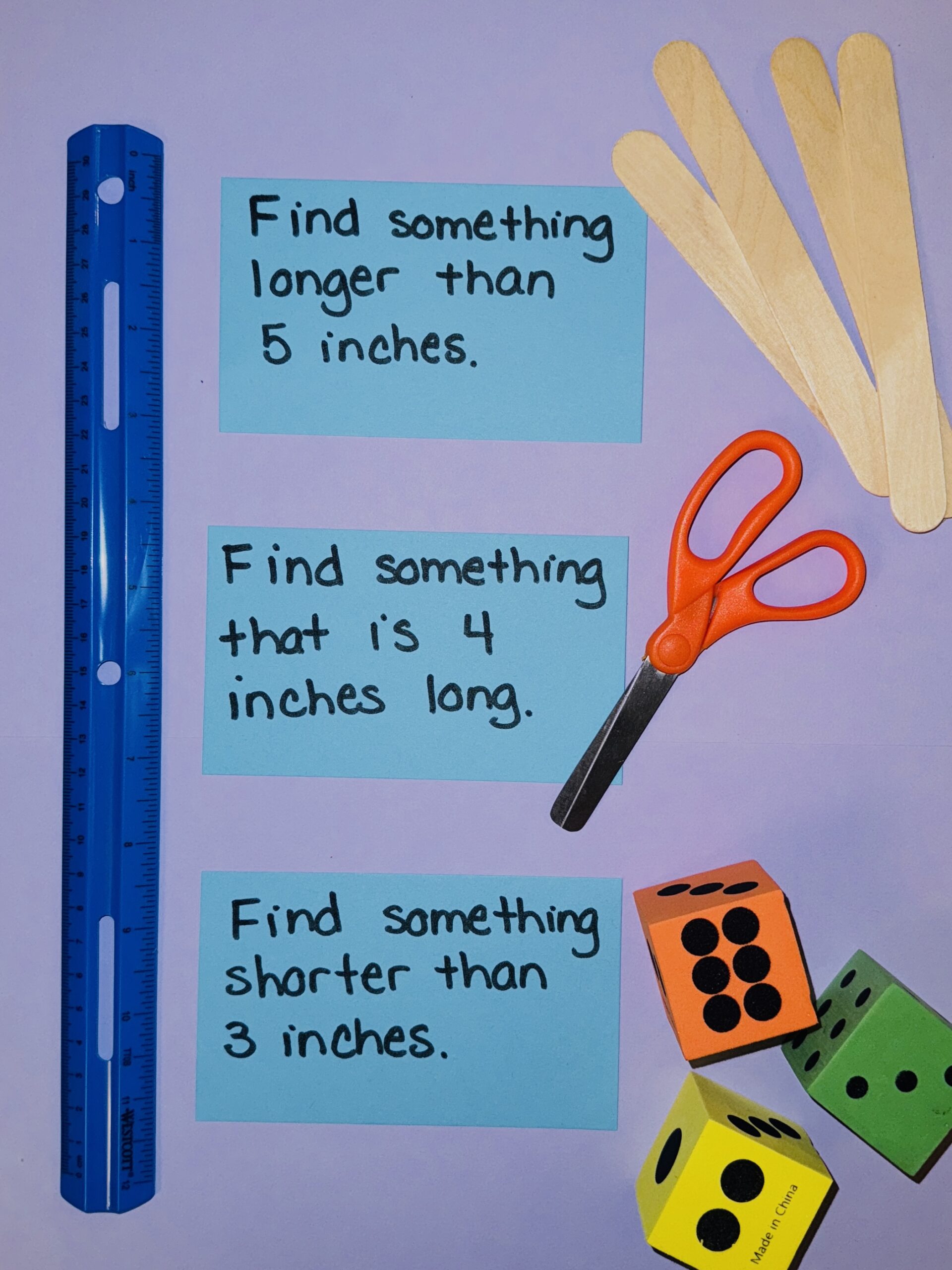 measurement hunt cards measurement hunt cards
