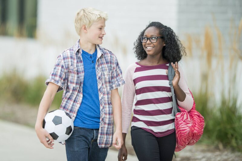 Picture Writing Prompts: Tweens Two teens walk side by side