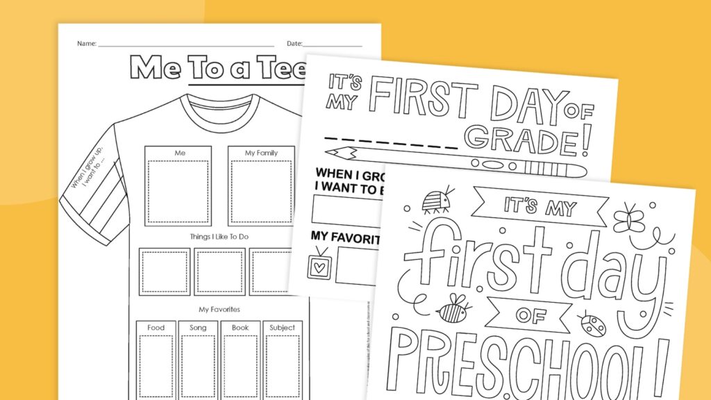 First Day of School Bundle