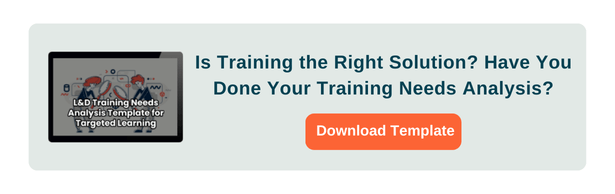 L&D Training Needs Analysis Template for Targeted Learning