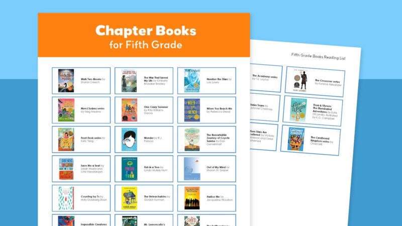 Don’t forget to grab your free printable list of these nonfiction books for teens! 5th grade books feature