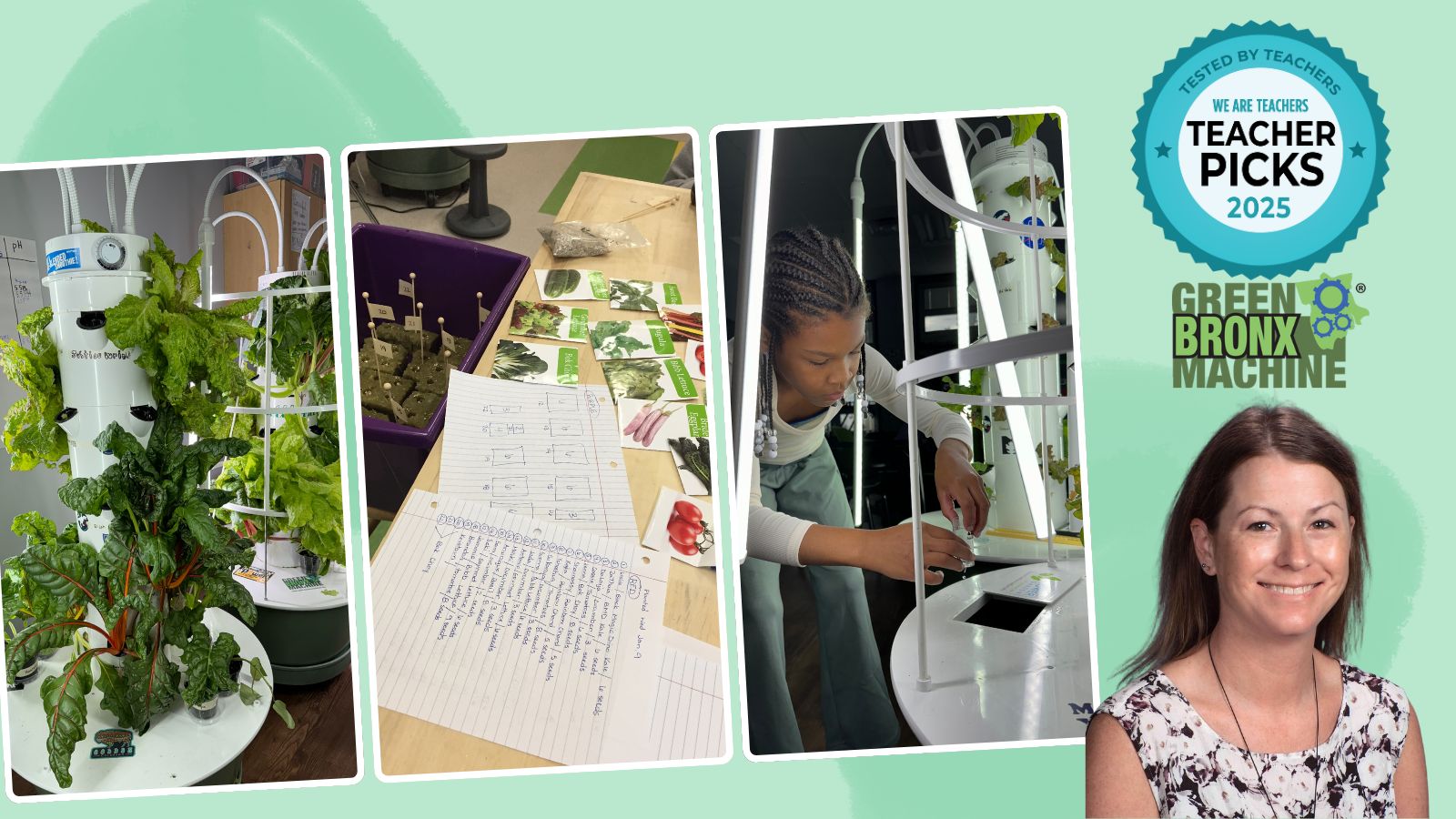 Green Bronx Machine teacher testing out the program