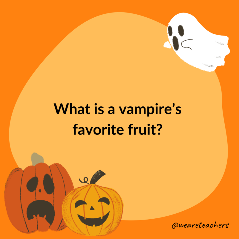 What is a vampire's favorite fruit?