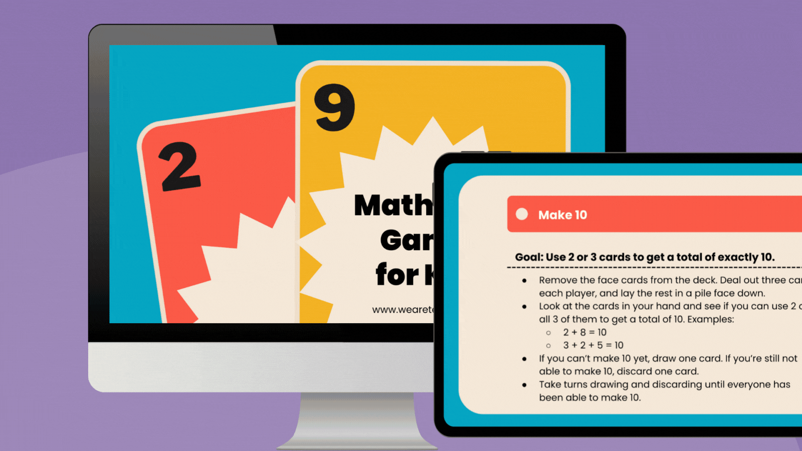 Math card games gif