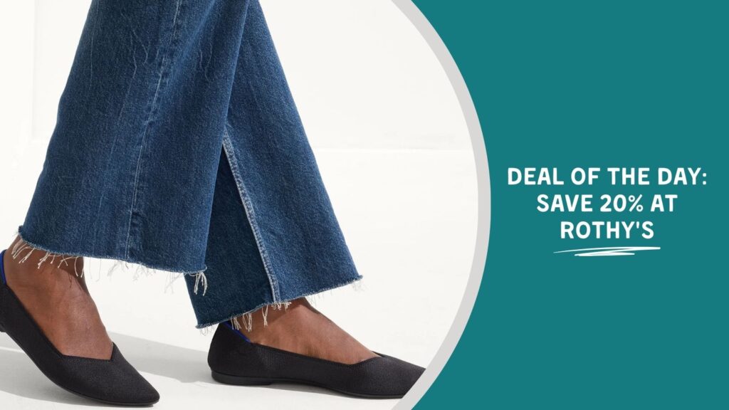 Deal of the Day: Save 20% at Rothy's
