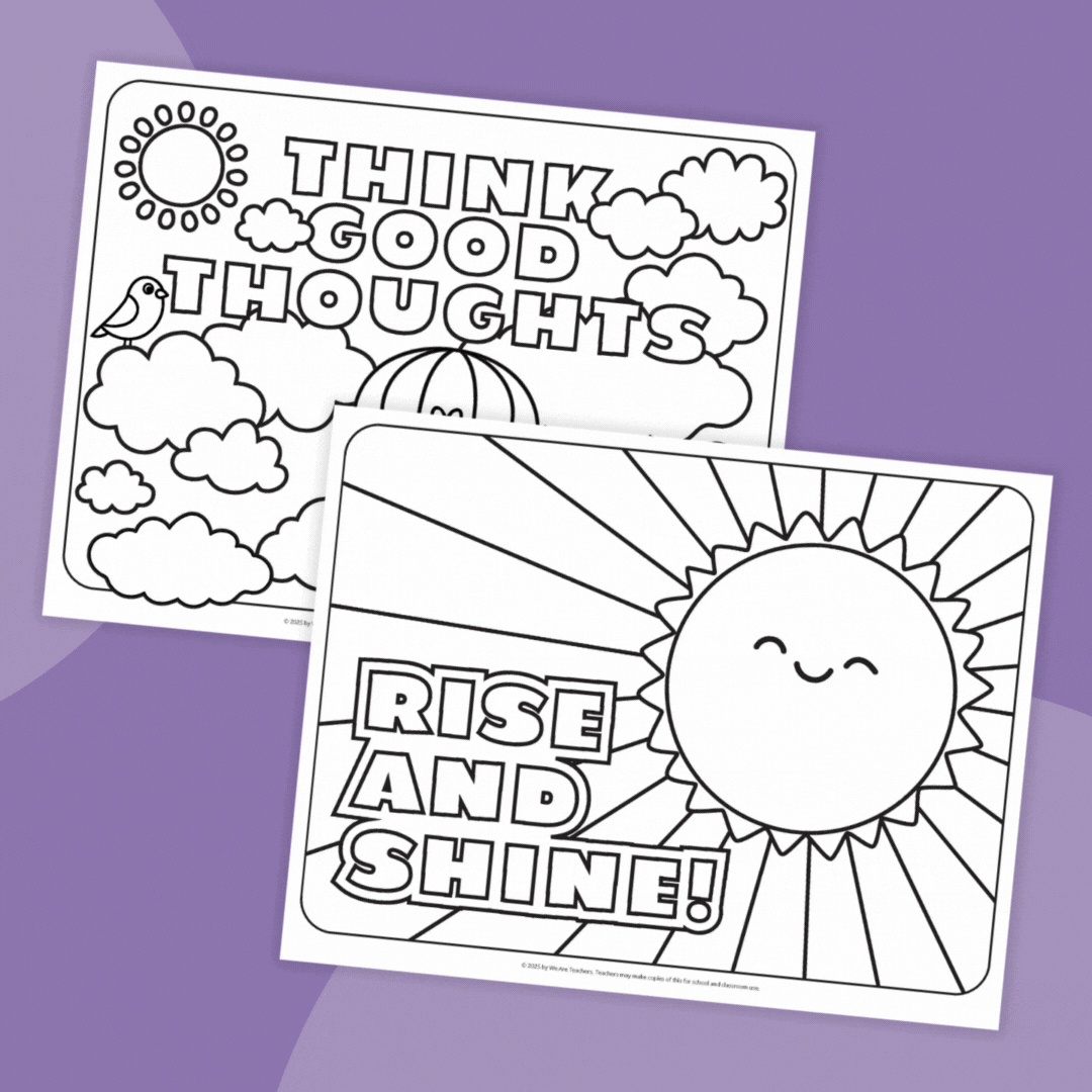 examples of inspirational coloring pages
