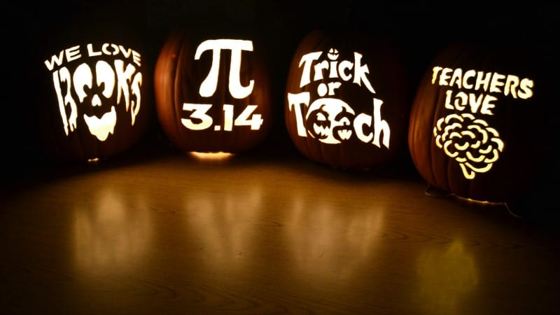 Teacher pumpkin-carving templates
