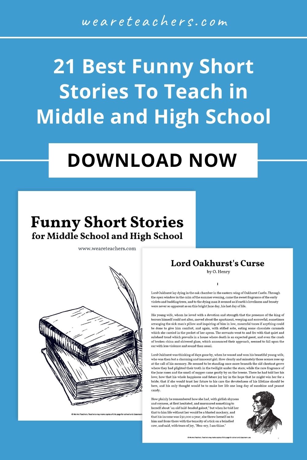 Finding funny short stories to share with your students isn't as easy as it should be. Here's a list guaranteed to get them giggling.