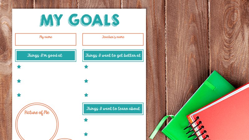 This Goal-Setting Worksheet Is Perfect for Back-to-School