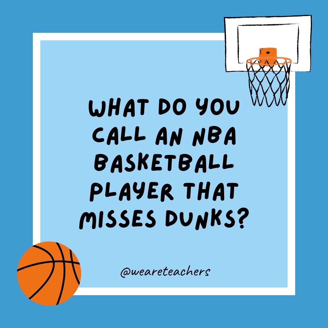 Basketball jokes example