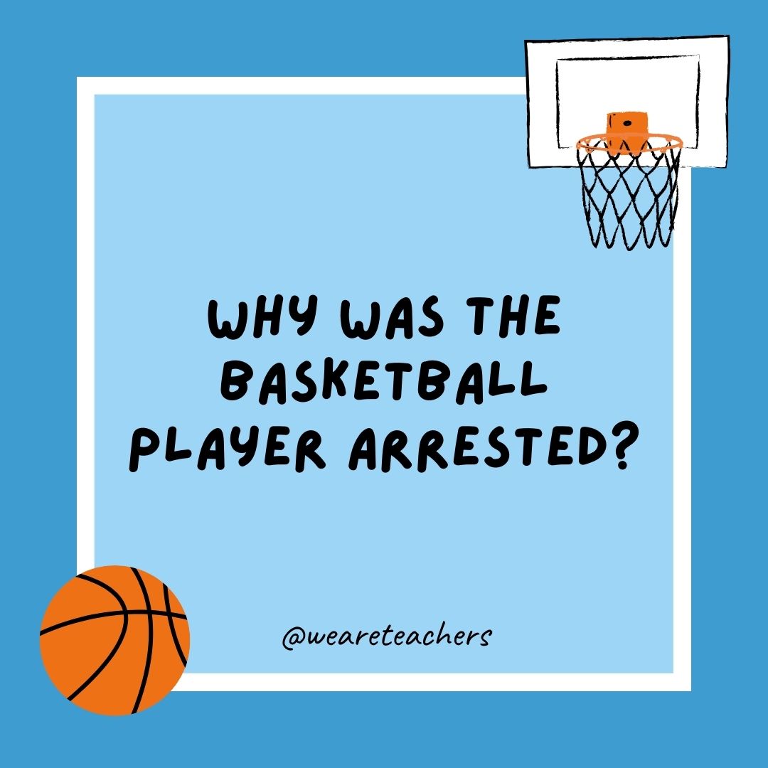 Legend has it that basketball used to be played with glass beads, and we only started using rubber balls in the 1800s. Switching was indeed a marbleless idea.