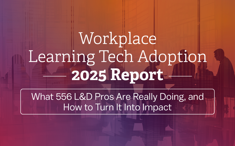 Workplace Learning Tech Adoption 2025 Report