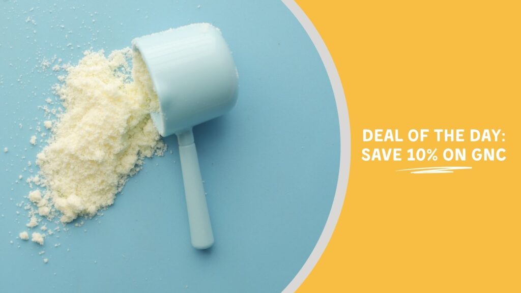 Deal of the Day: Save 10% on GNC