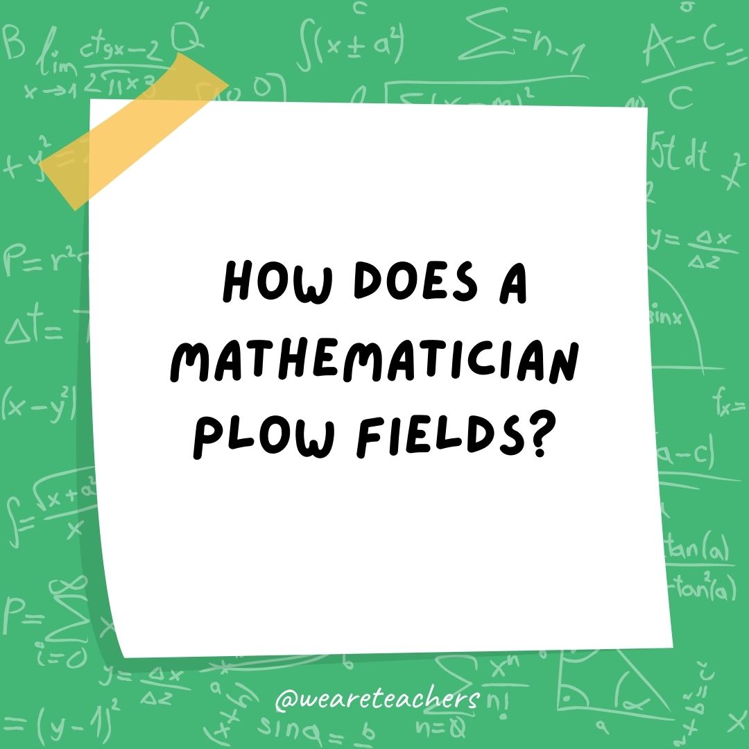 How does a mathematician plow fields? How does a mathematician plow fields?