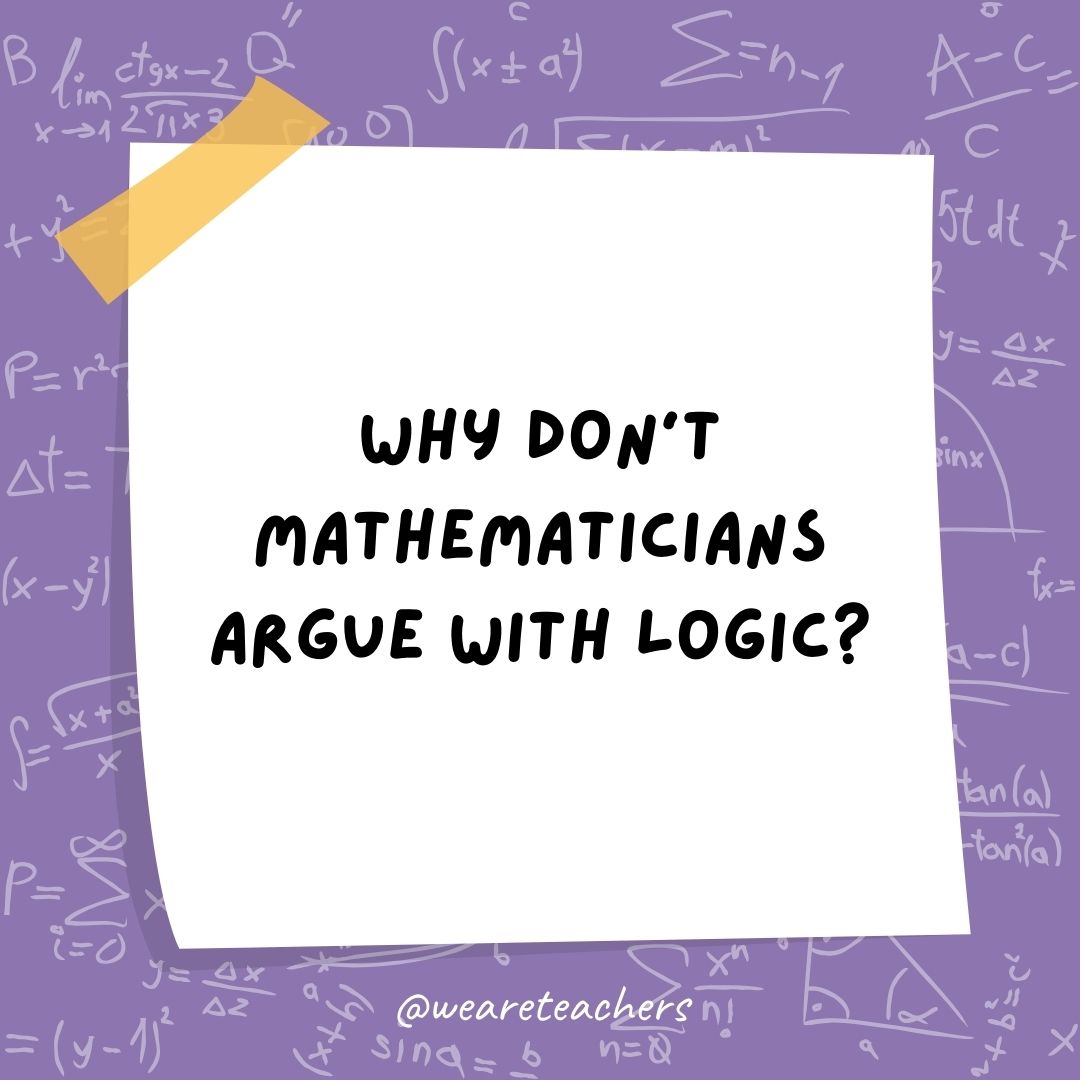 Why don’t mathematicians argue with logic? Why don't mathematicians argue with logic?