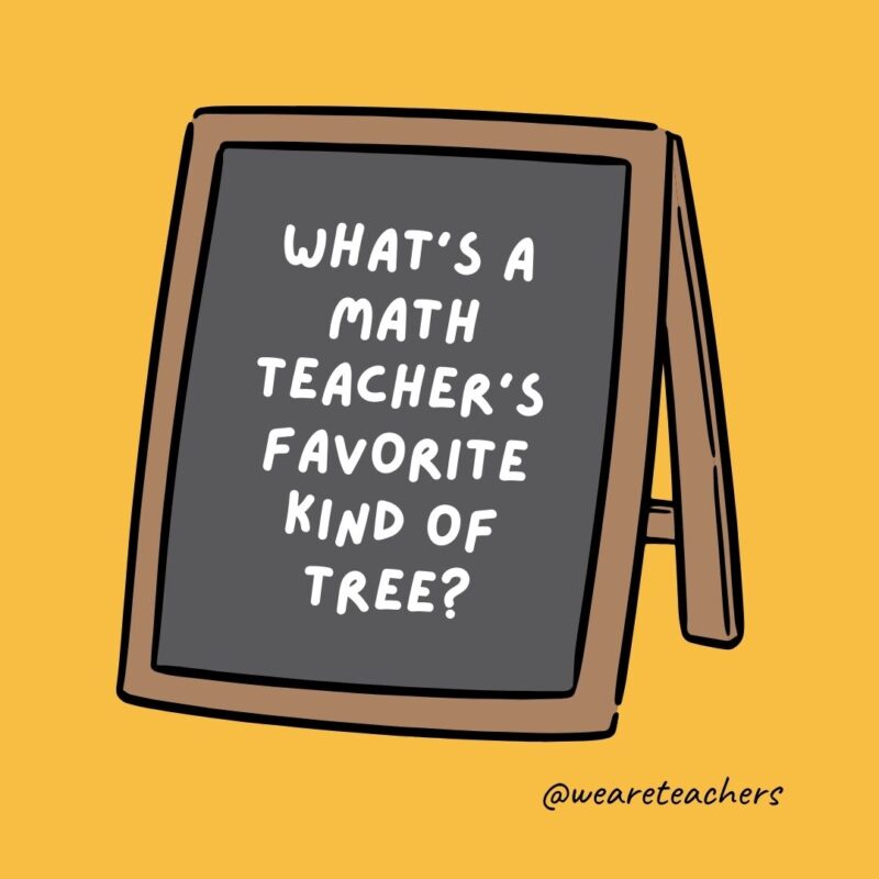 What’s a math teacher’s favorite kind of tree
