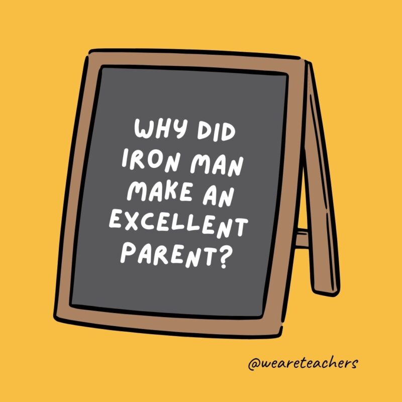 Why did Iron Man make an excellent parent?
