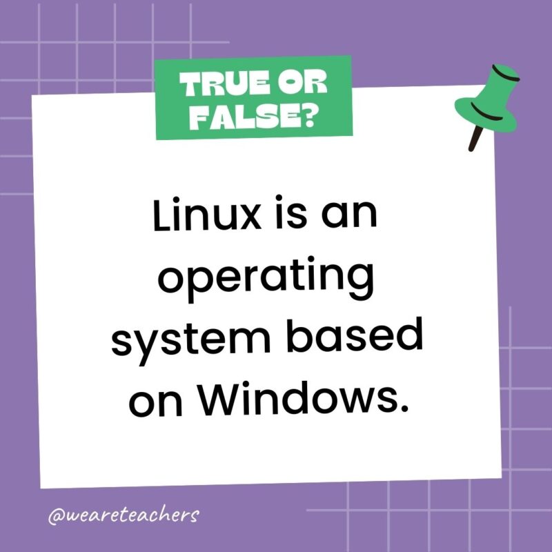 Linux is an operating system based on Windows. Linux is an operating system based on Windows.