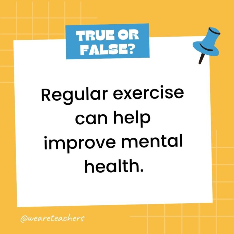 Regular exercise can help improve mental health. Regular exercise can help improve mental health.